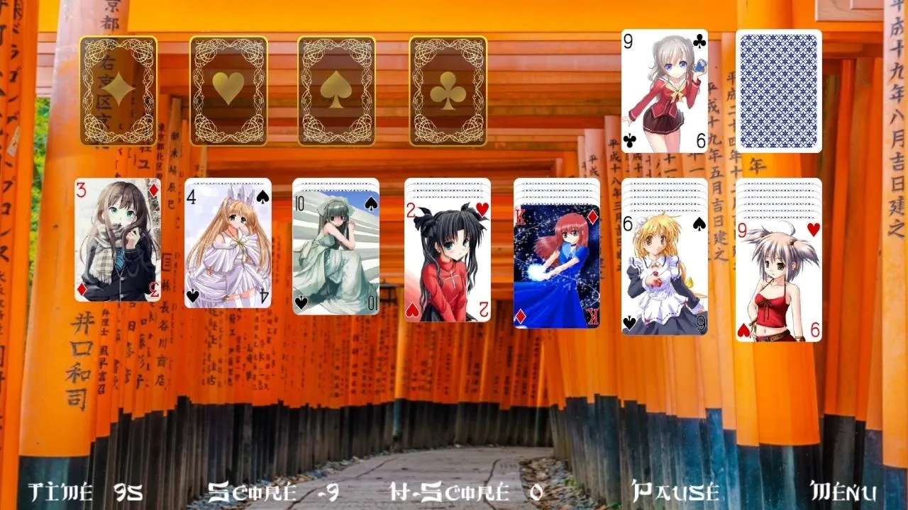 Miss Hentai Solitaire | Indus Appstore | Screenshot