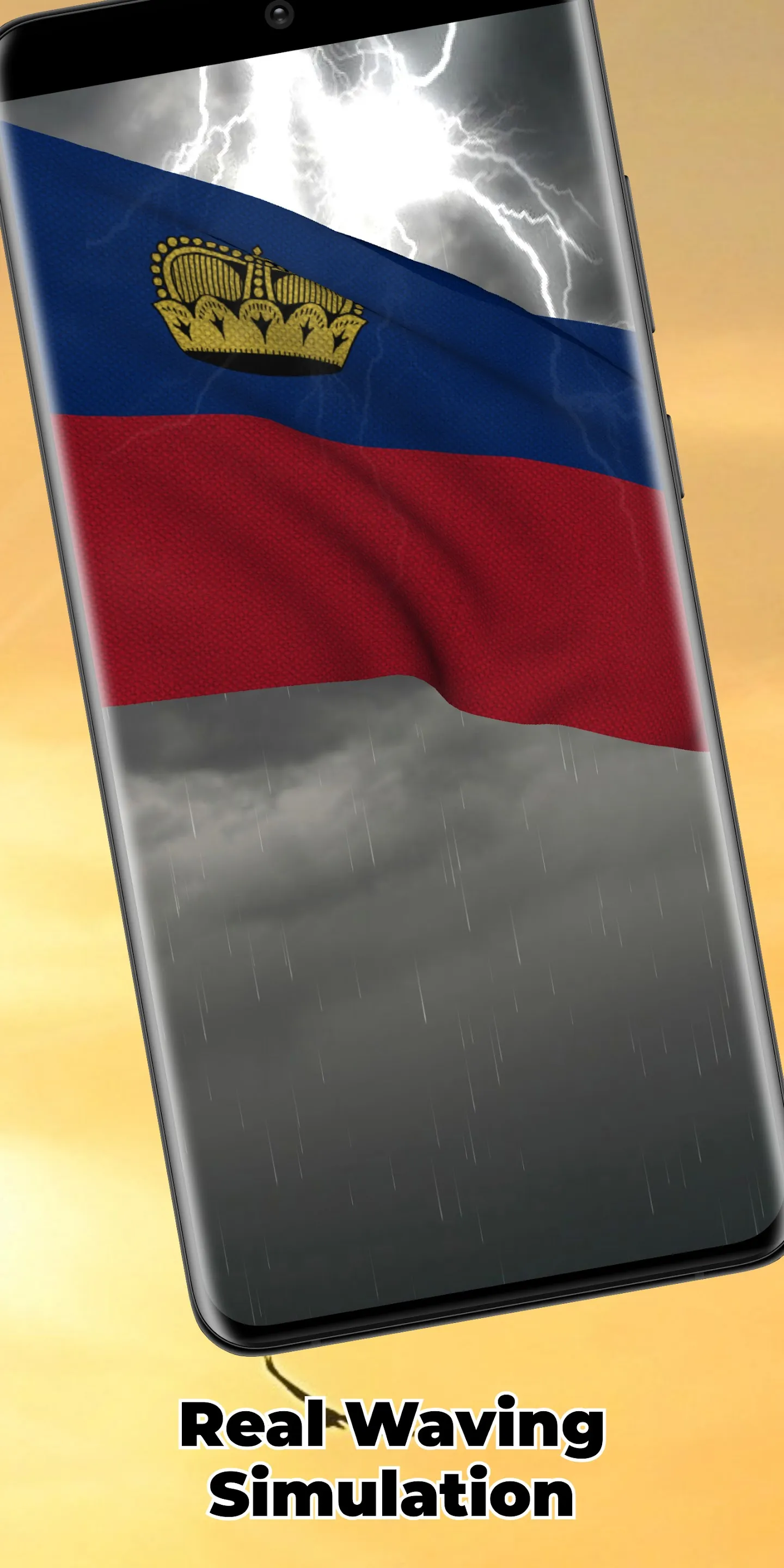 Liechtenstein Flag Live Wall | Indus Appstore | Screenshot