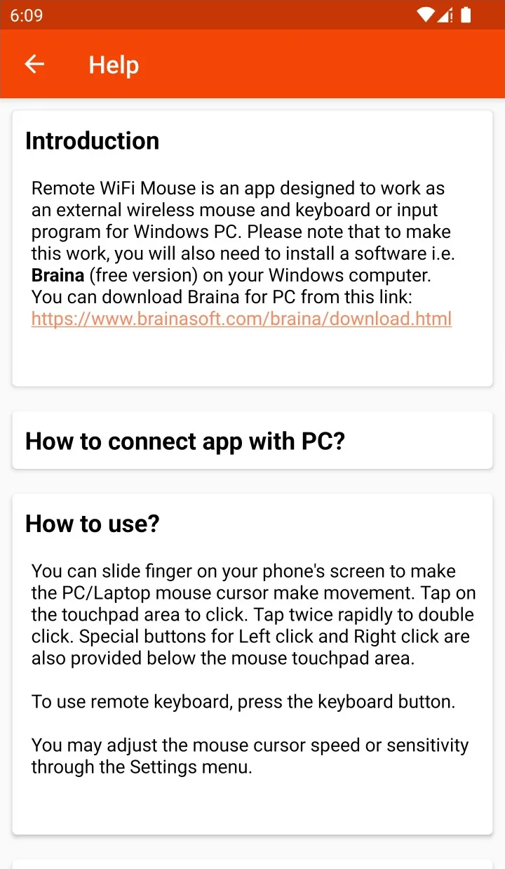 Remote WiFi Mouse | Indus Appstore | Screenshot