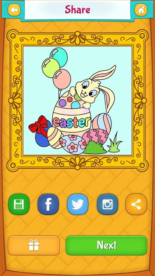 Easter Coloring Pages | Indus Appstore | Screenshot