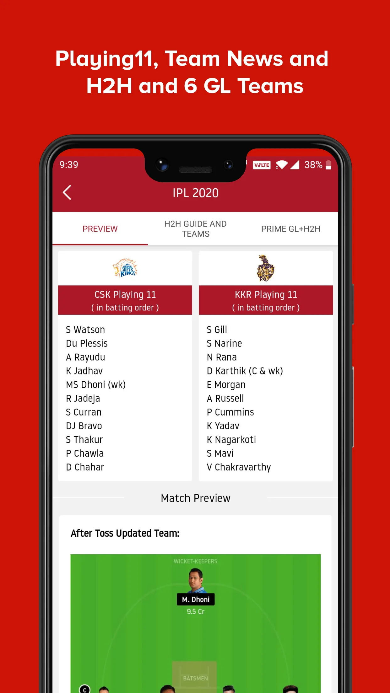 PP11 - Fantasy Team Prediction | Indus Appstore | Screenshot