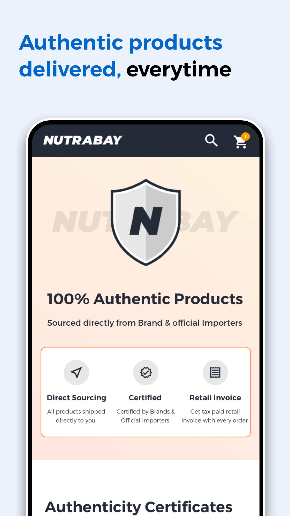 Nutrabay: Supplements Store | Indus Appstore | Screenshot