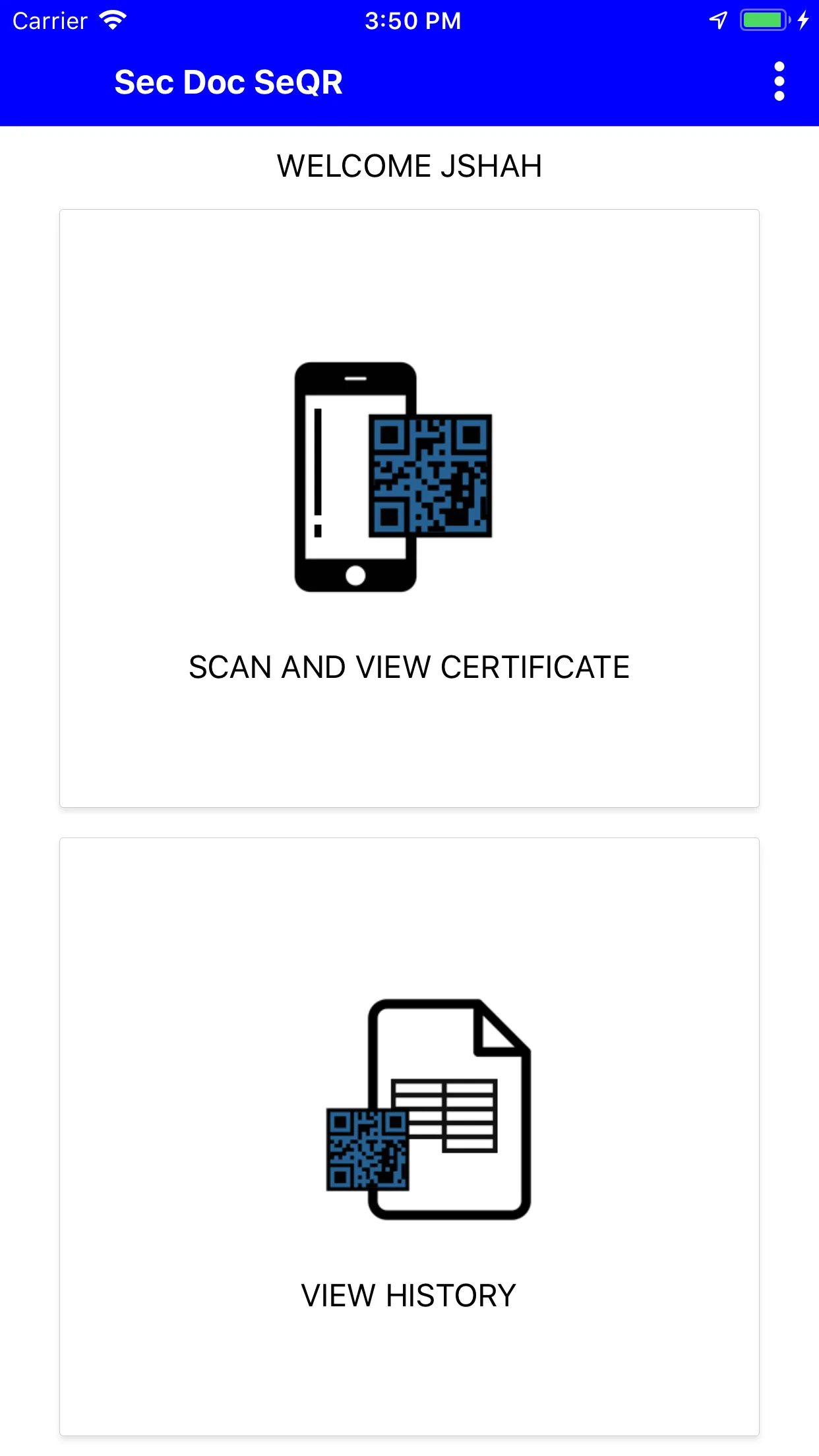 Sec Doc SeQR Scan | Indus Appstore | Screenshot