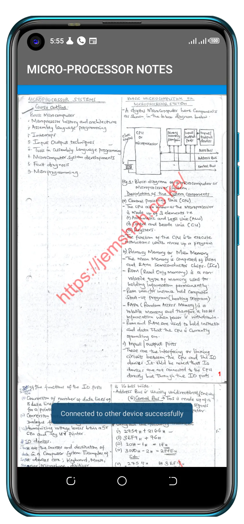 Microprocessor Notes App | Indus Appstore | Screenshot