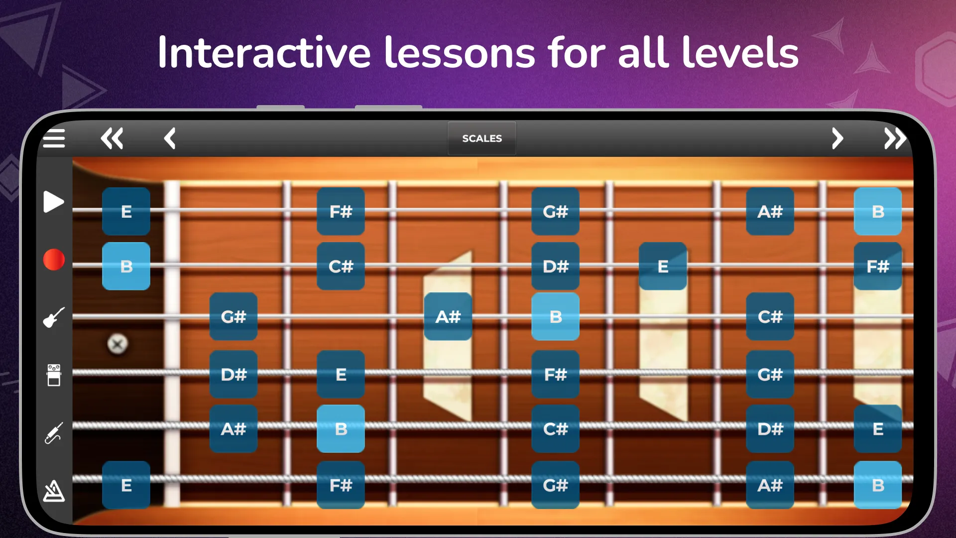 Guitar Solo: chords scales Fx | Indus Appstore | Screenshot