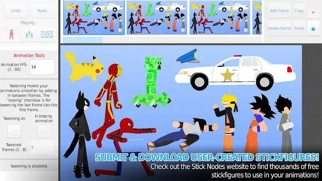 Stick Nodes: Stickman Animator | Indus Appstore | Screenshot