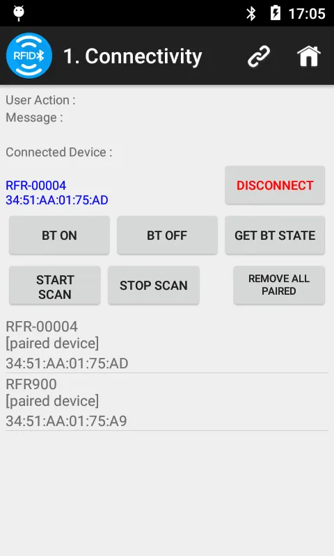 Bluebird RFR900/RFR901 (BT) | Indus Appstore | Screenshot