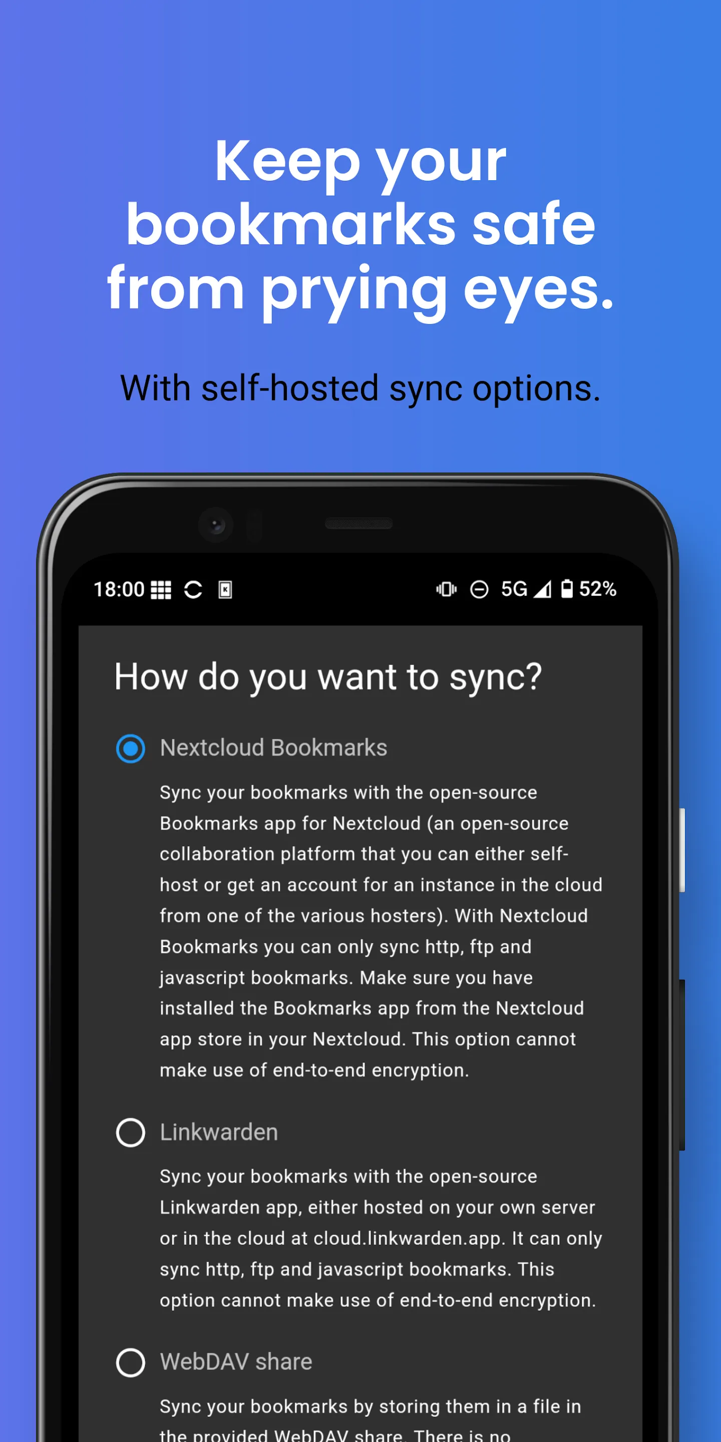 floccus bookmark sync | Indus Appstore | Screenshot