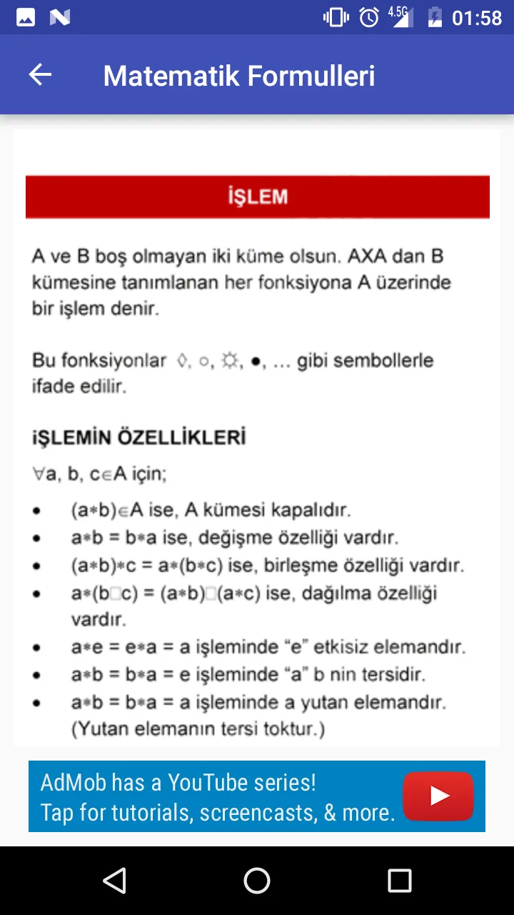 Matematik Ders Notları | Indus Appstore | Screenshot