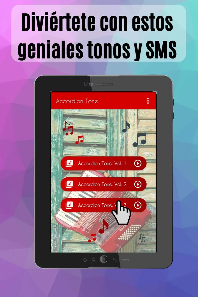 Tonos de acordeón, melodías. | Indus Appstore | Screenshot