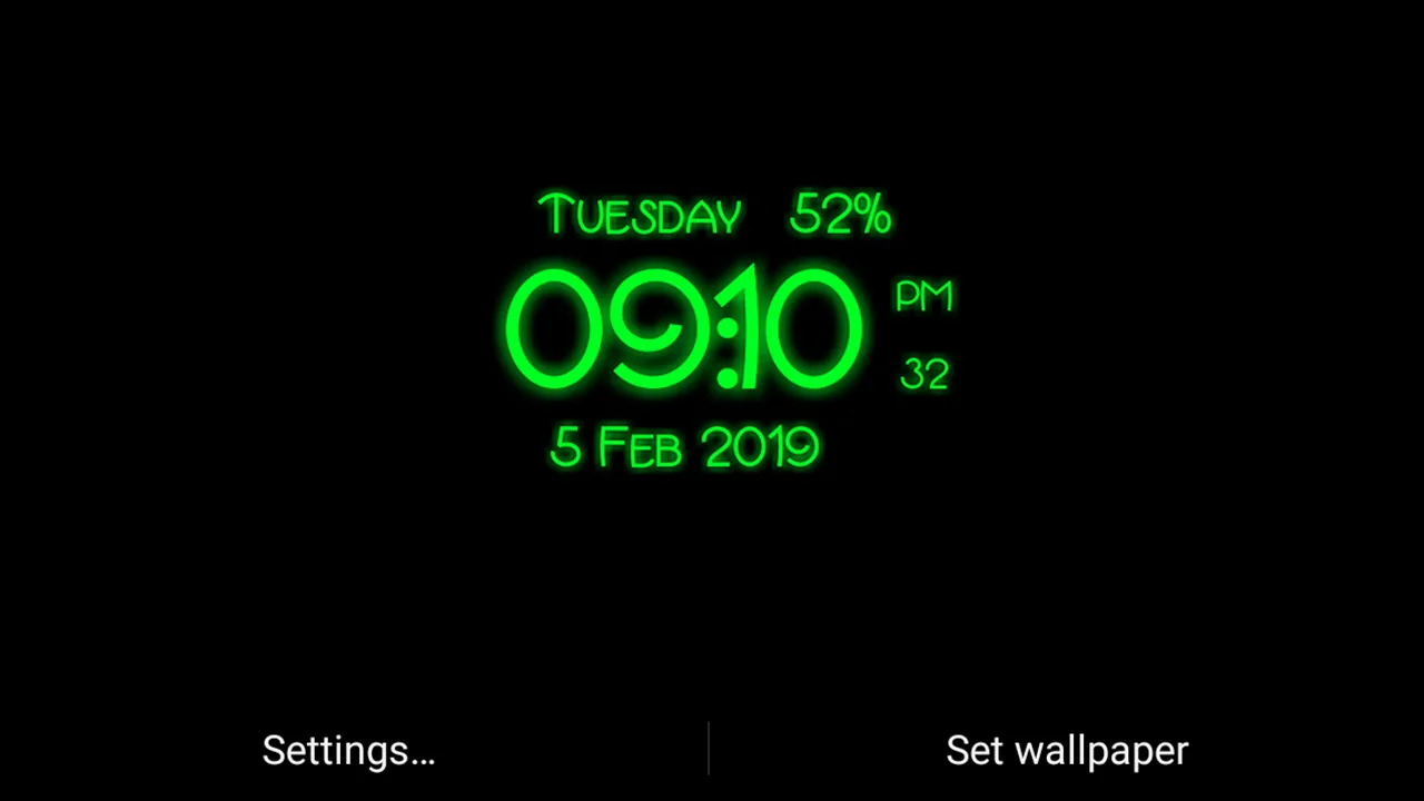 Digital Clock | Indus Appstore | Screenshot