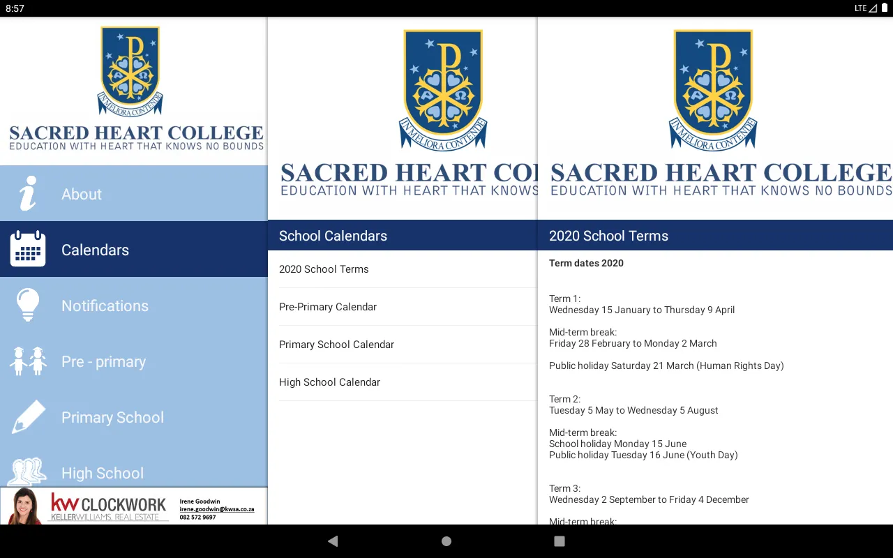 Sacred Heart College (ZA) | Indus Appstore | Screenshot