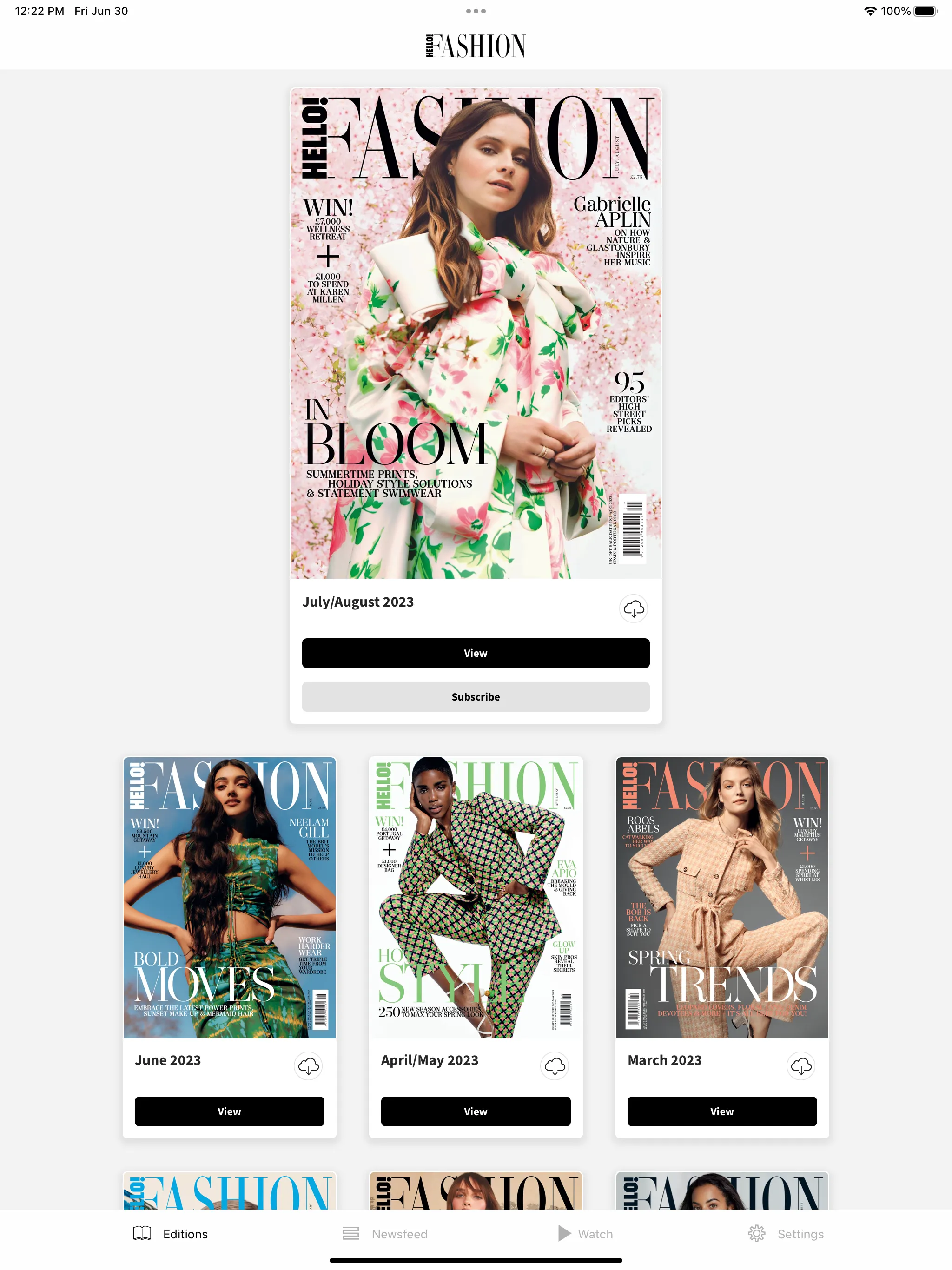 HELLO! Fashion Magazine | Indus Appstore | Screenshot