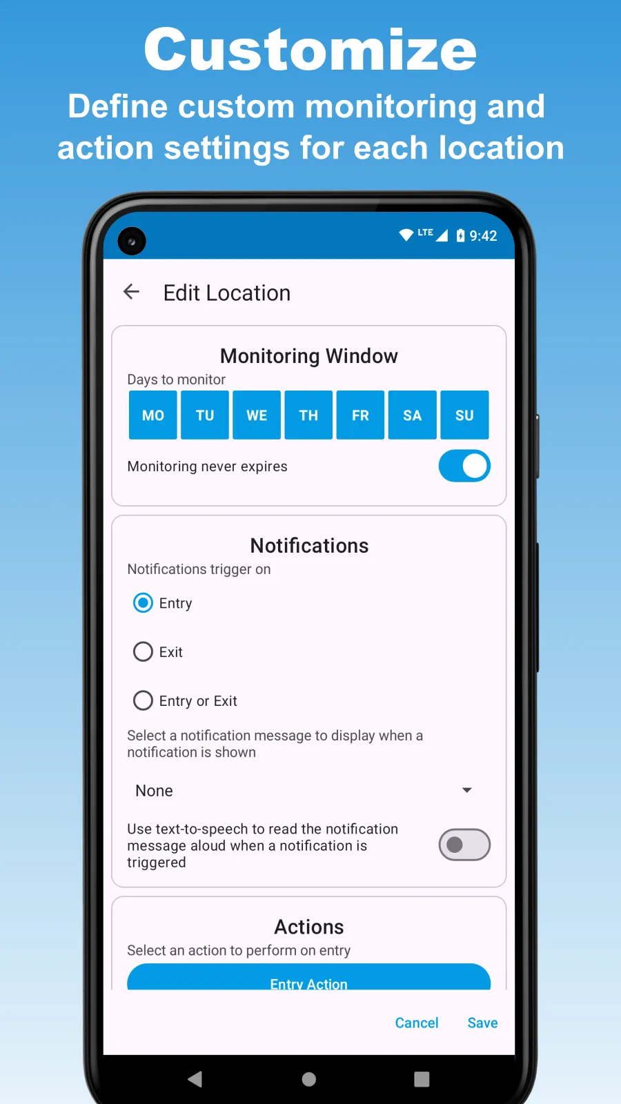 GeoTrigger, Phone Automation | Indus Appstore | Screenshot