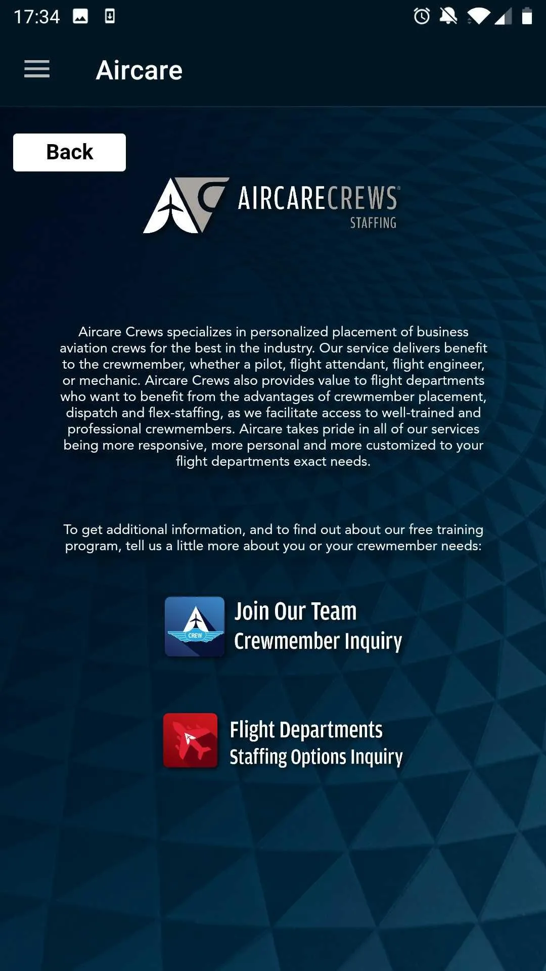 Aircare International | Indus Appstore | Screenshot