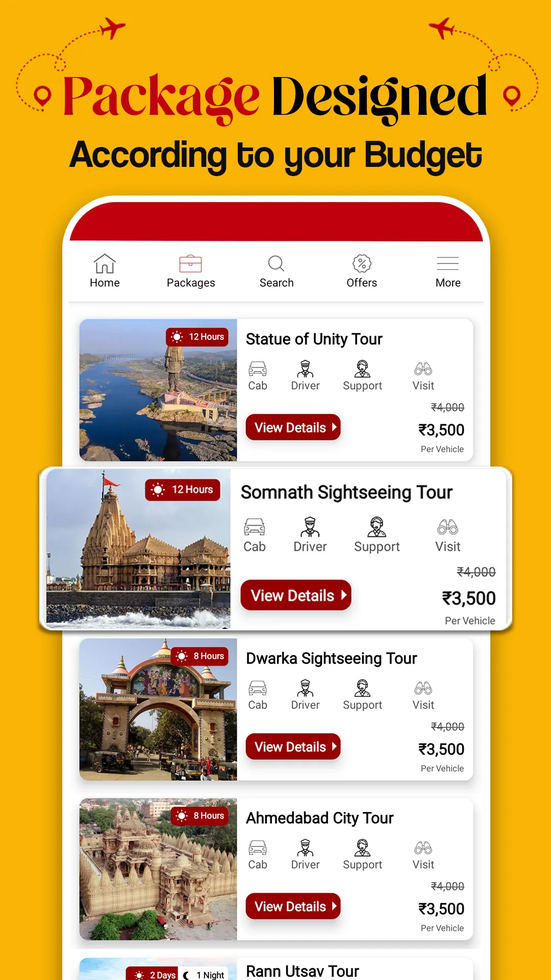 Gujarat Travel Booking App | Indus Appstore | Screenshot