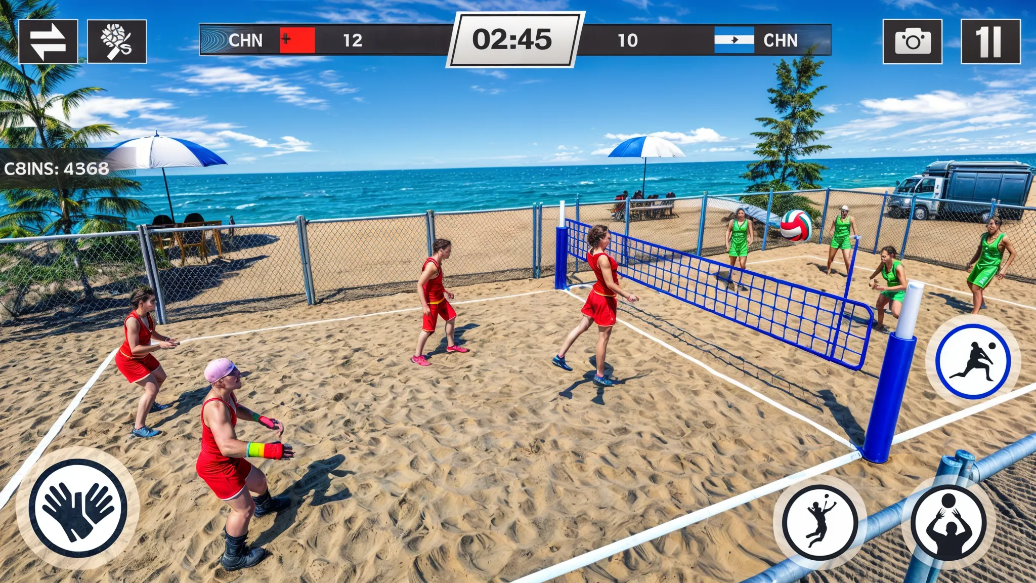 Volleyball Game 3D Sports Game | Indus Appstore | Screenshot
