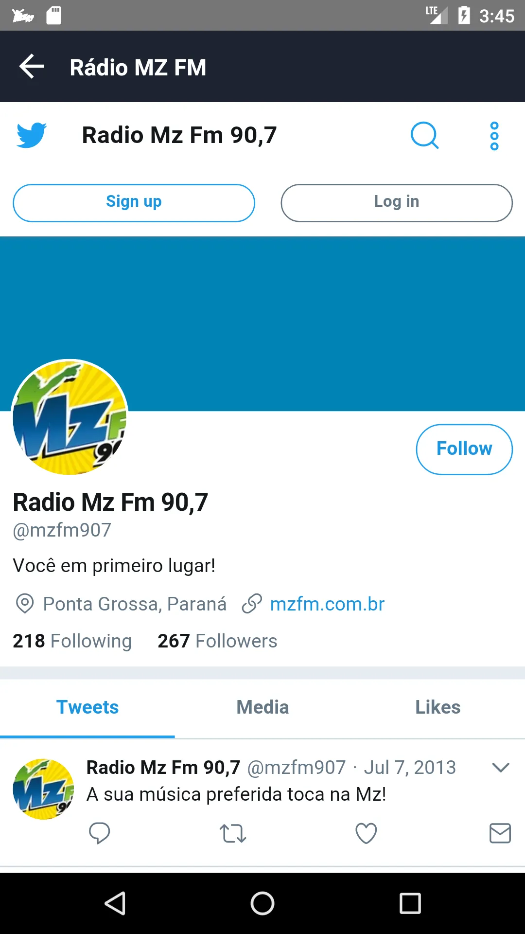 Rádio MZ FM | Indus Appstore | Screenshot