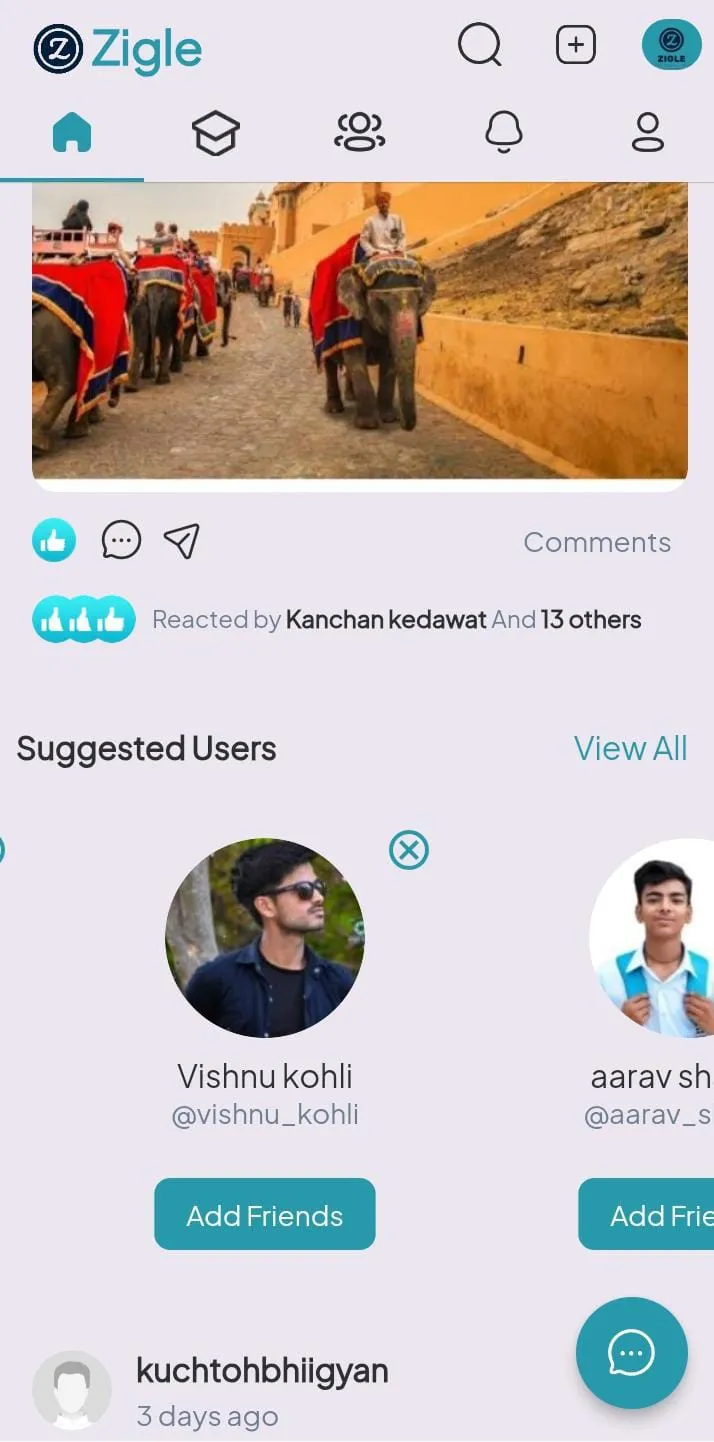 Zigle Teenager Social Platform | Indus Appstore | Screenshot