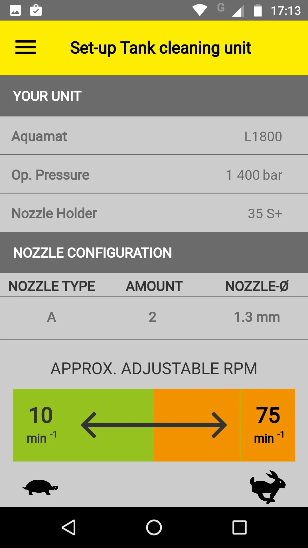 Water Jetting Calculator | Indus Appstore | Screenshot