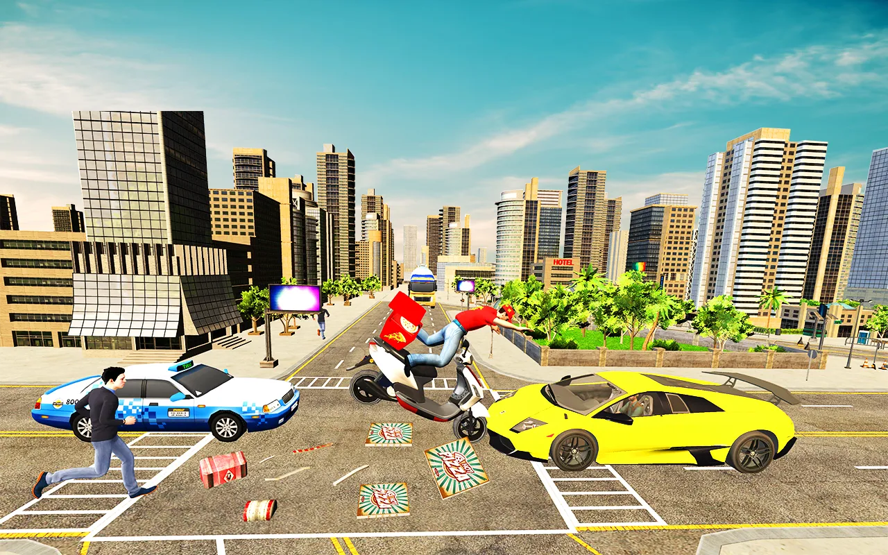 US Pizza Delivery Boy Smash 3D | Indus Appstore | Screenshot