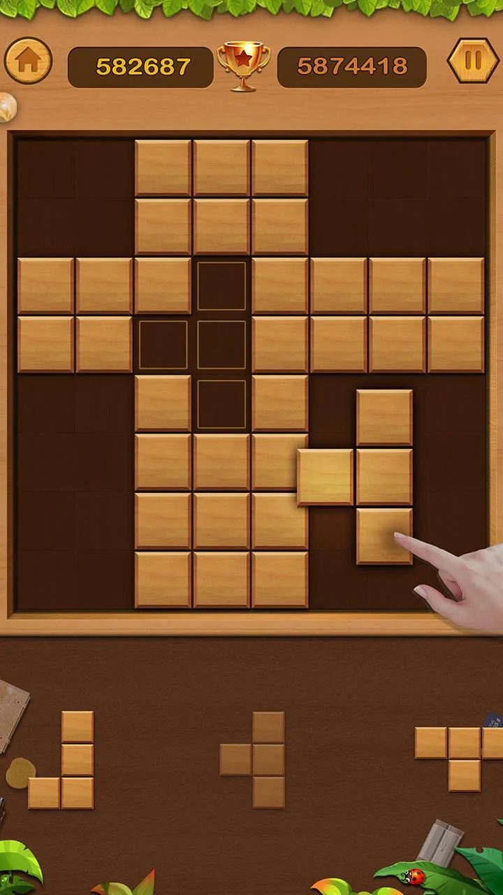 Wood Block Puzzle 2019 | Indus Appstore | Screenshot