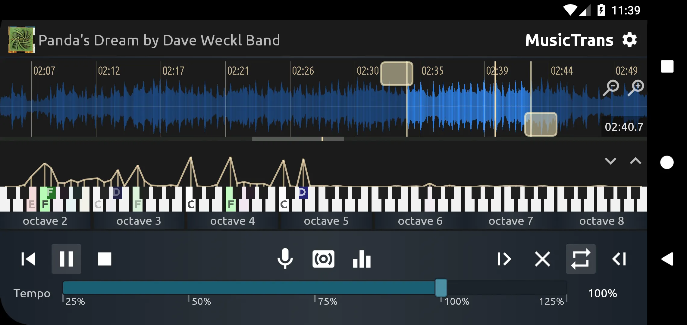 MusicTrans tool for musicians | Indus Appstore | Screenshot