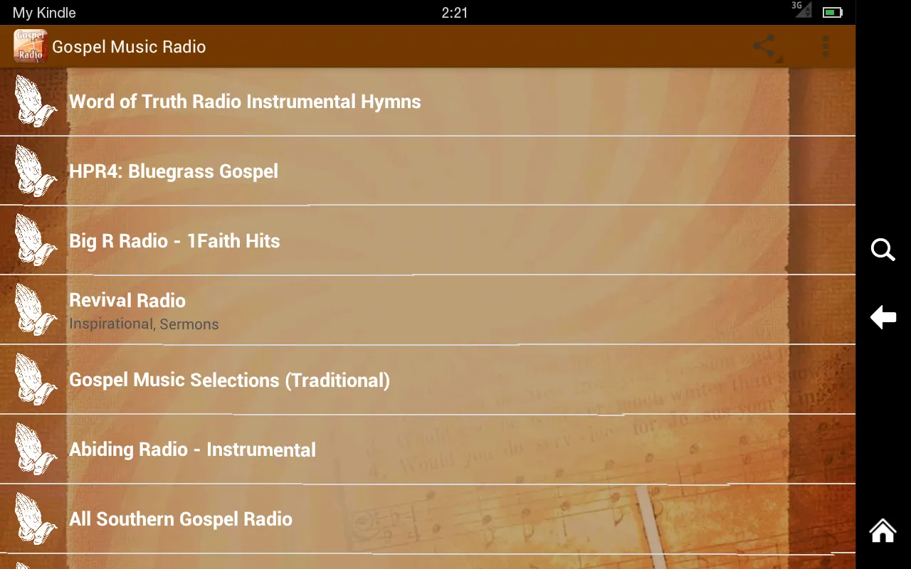 Gospel Music Radio (Christian) | Indus Appstore | Screenshot