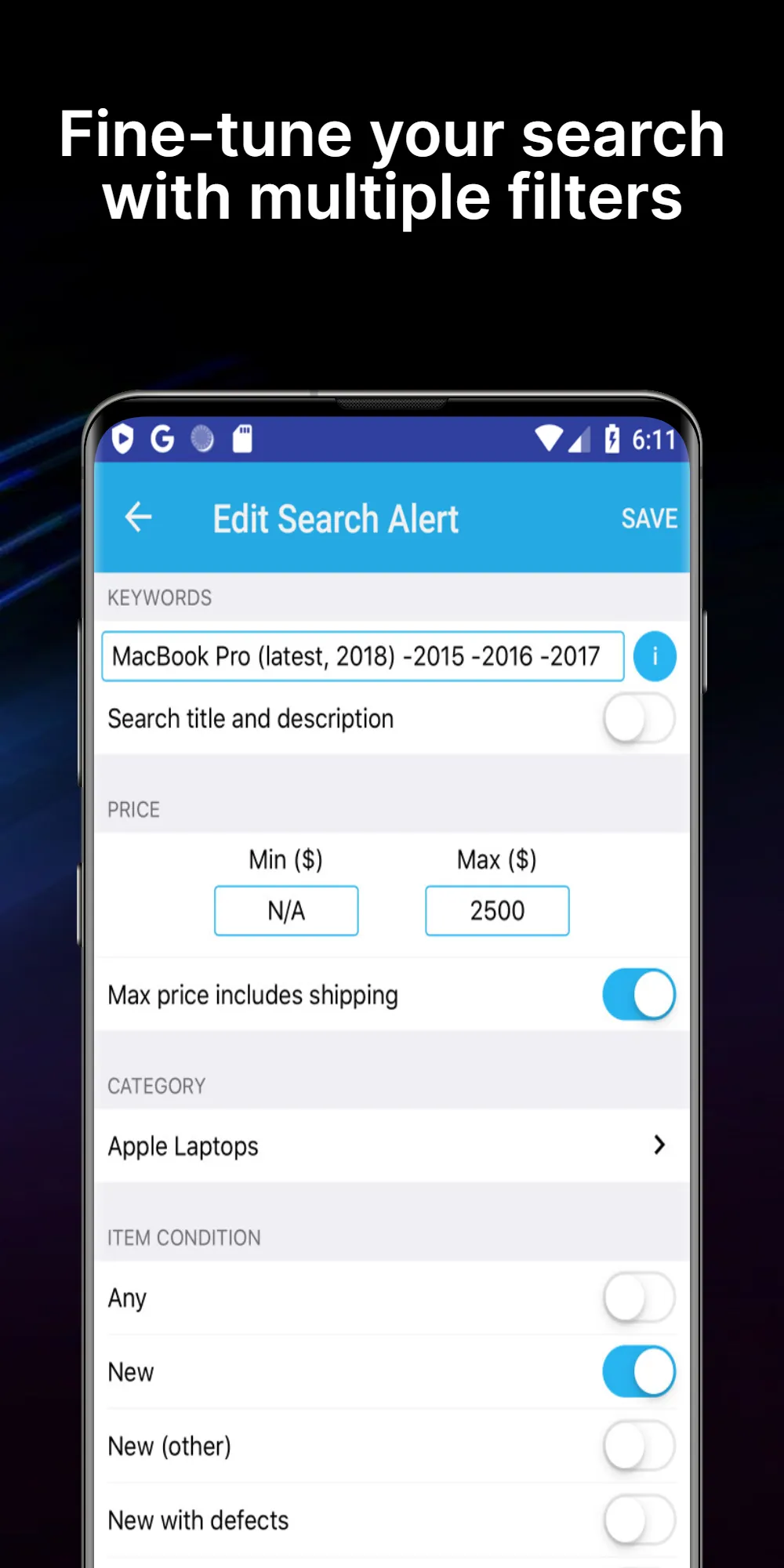 SeeSpotBid - Alerts for eBay | Indus Appstore | Screenshot