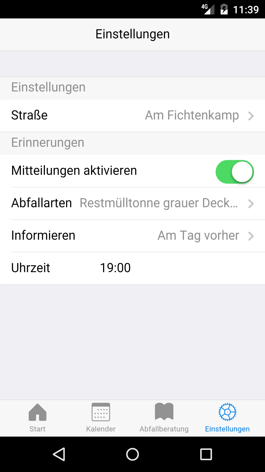 Müllwecker Bünde | Indus Appstore | Screenshot