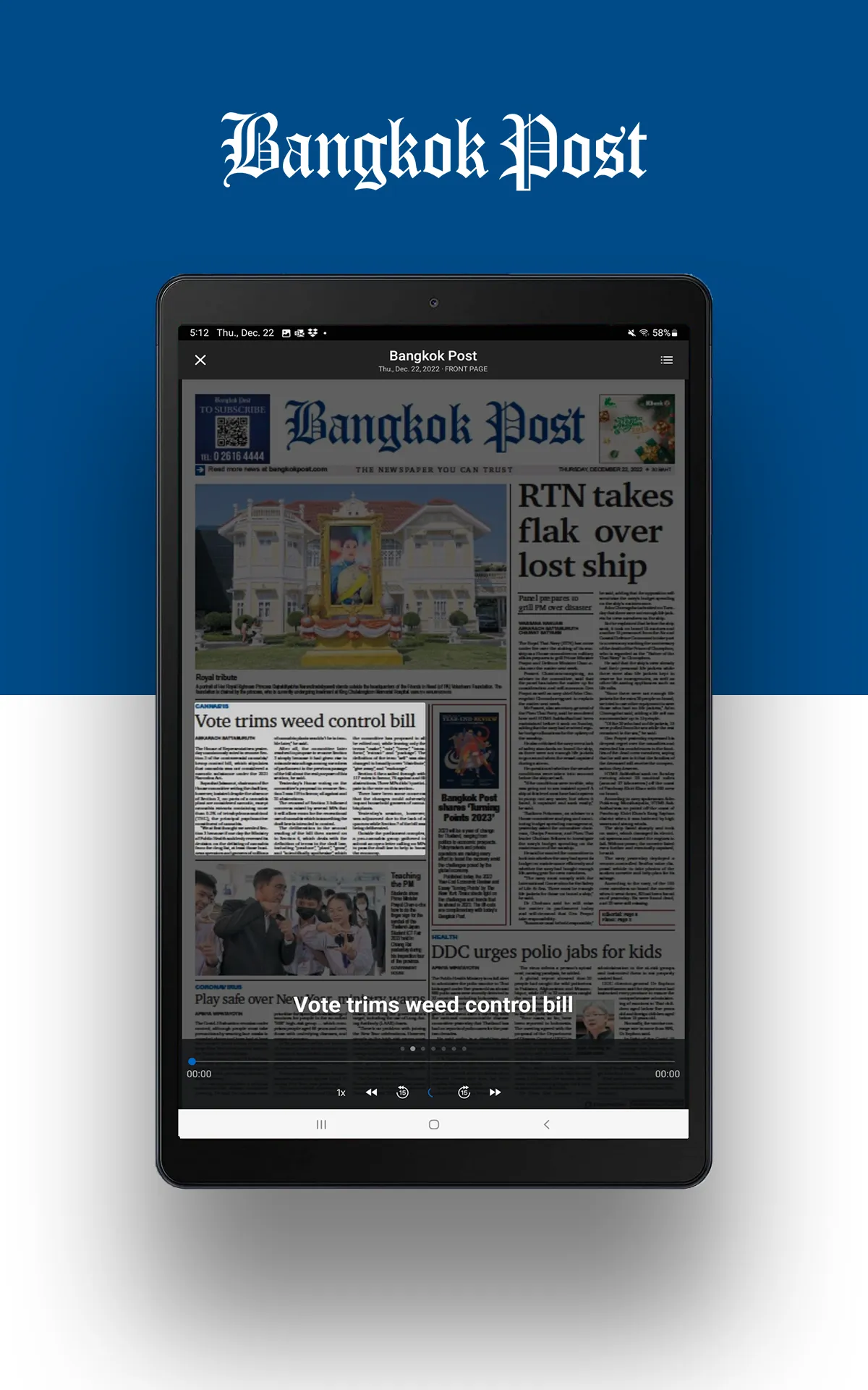 Bangkok Post Epaper | Indus Appstore | Screenshot