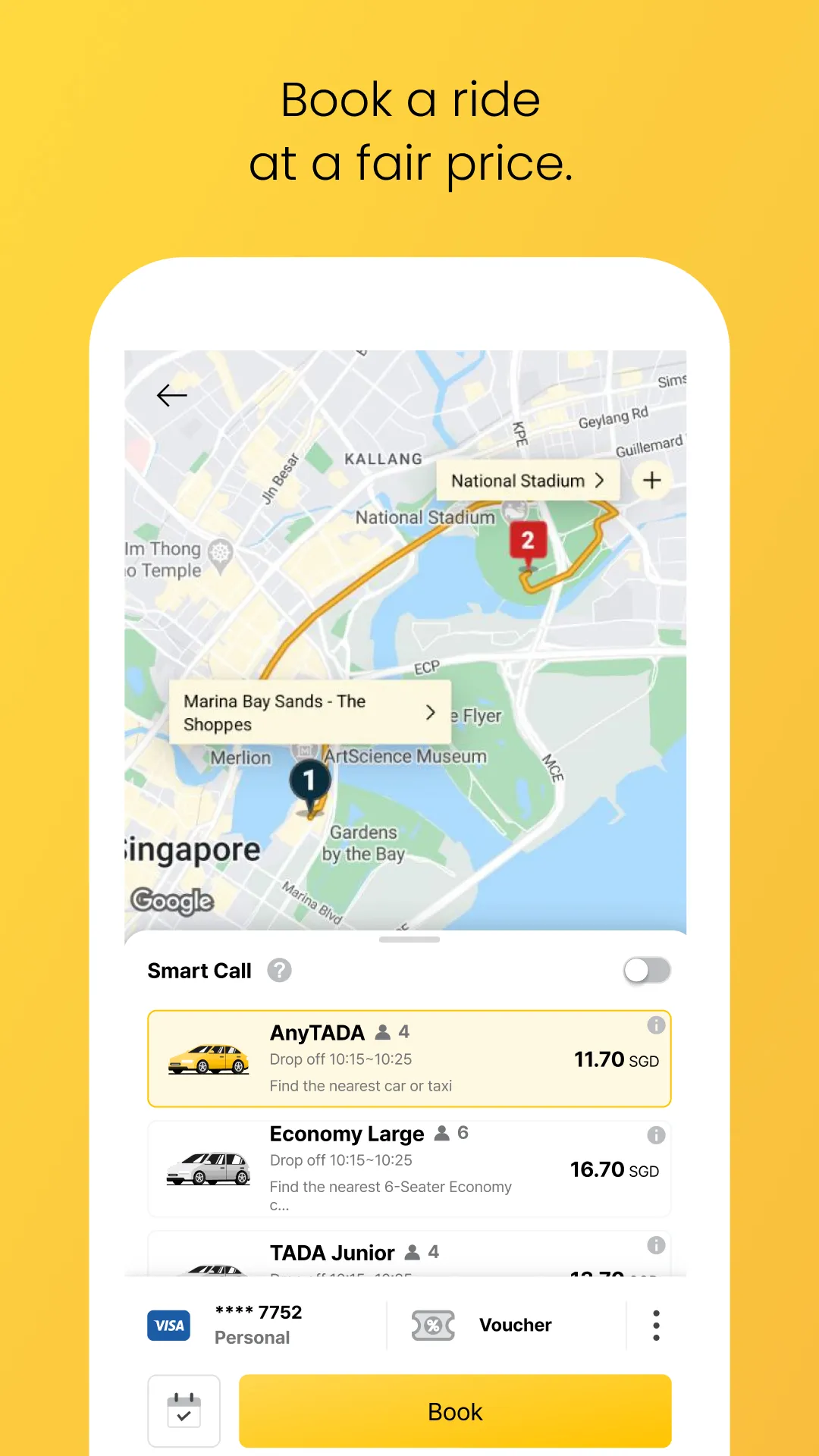 TADA - Taxi, Cab, Ride Hailing | Indus Appstore | Screenshot