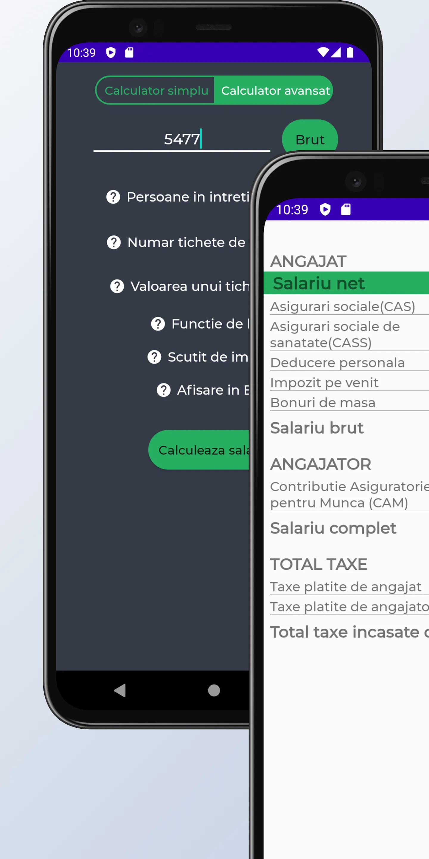 Calculator Salariu - Brut, Net | Indus Appstore | Screenshot