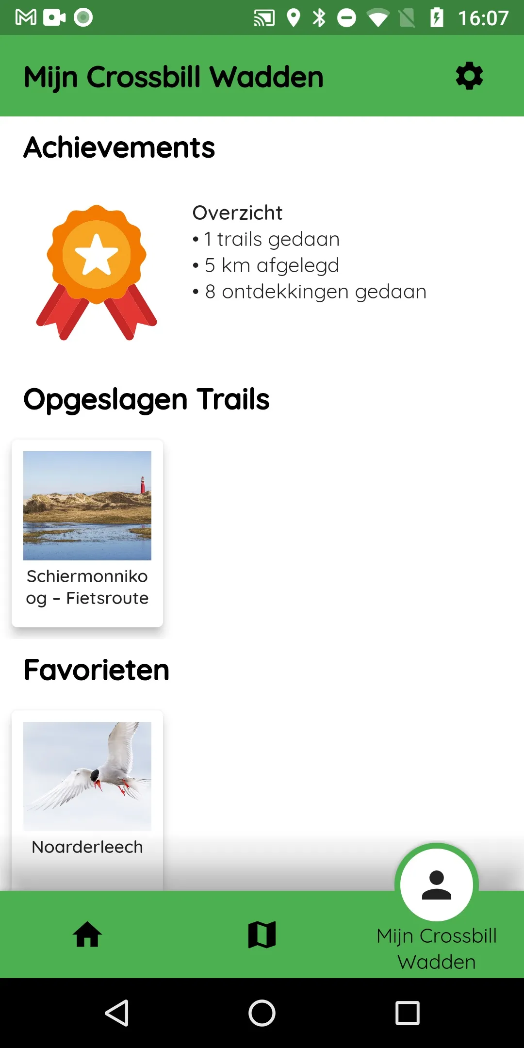 Crossbill Routes Wadden | Indus Appstore | Screenshot