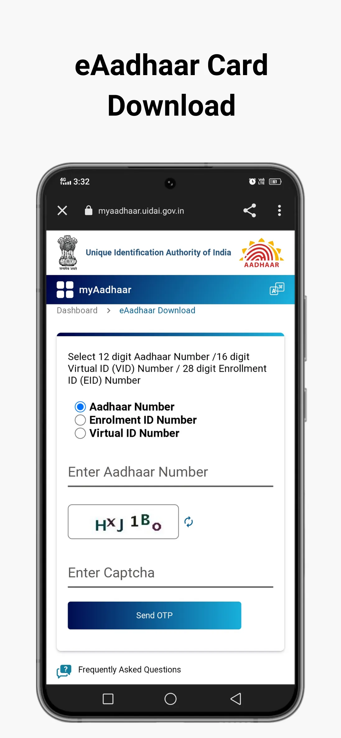 Guide for Download Aadhar Card | Indus Appstore | Screenshot