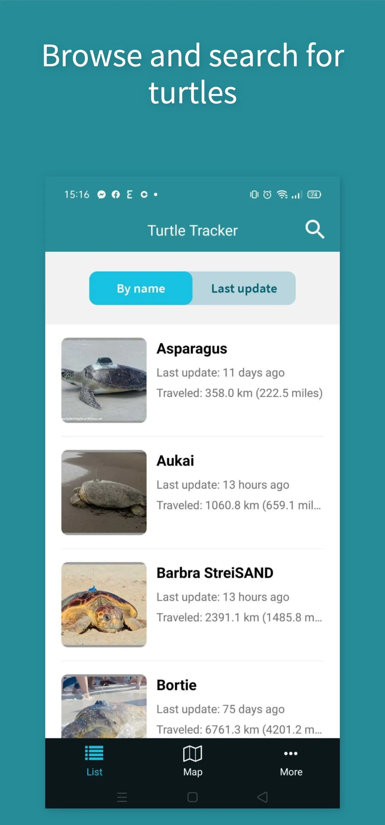 STC Turtle Tracker | Indus Appstore | Screenshot