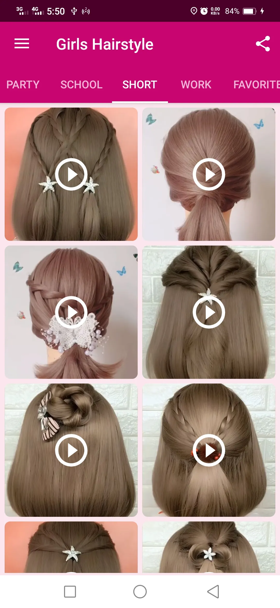 Girls Hairstyle Step By Step | Indus Appstore | Screenshot