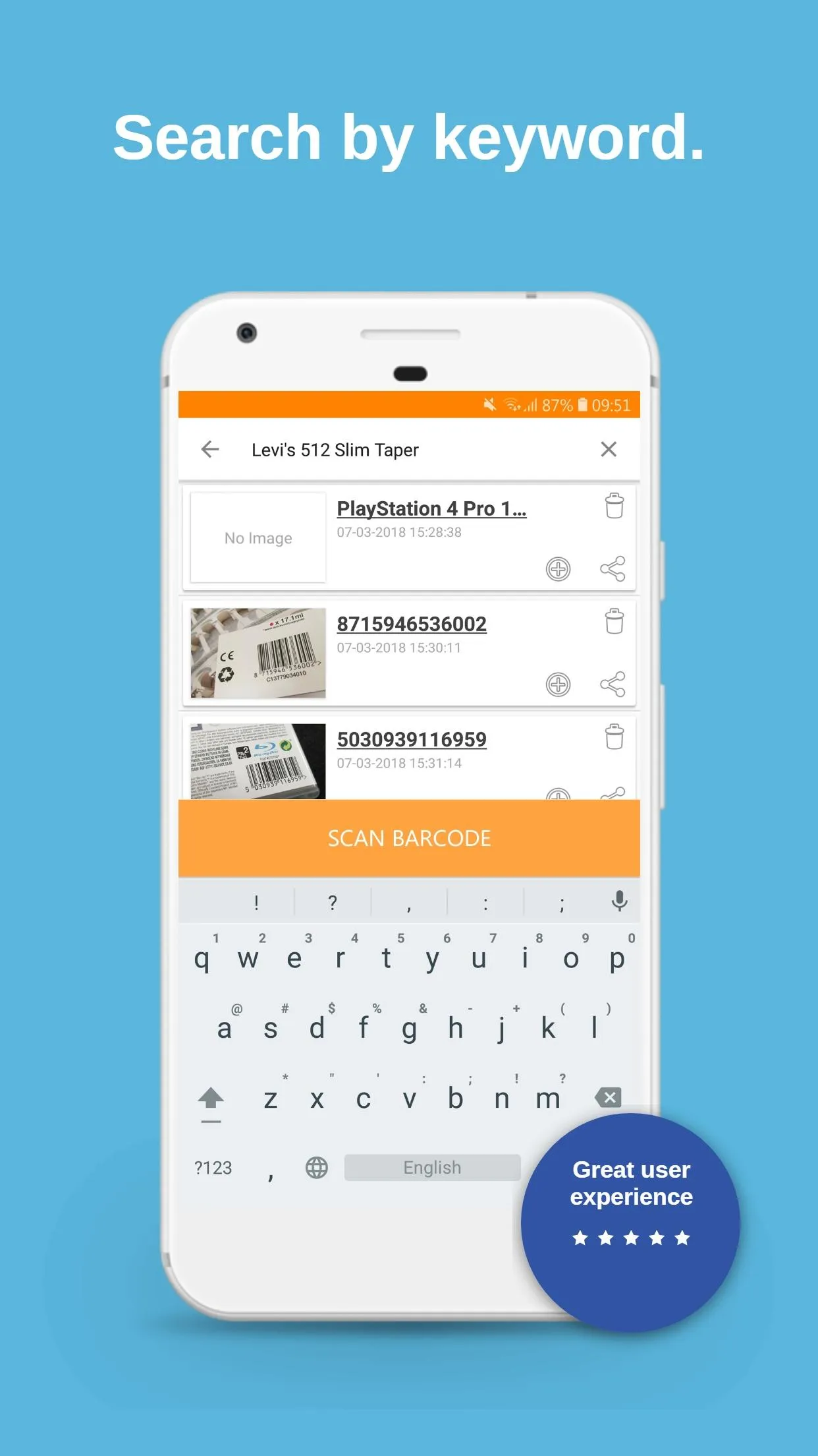 Barcode Scanner For eBay | Indus Appstore | Screenshot