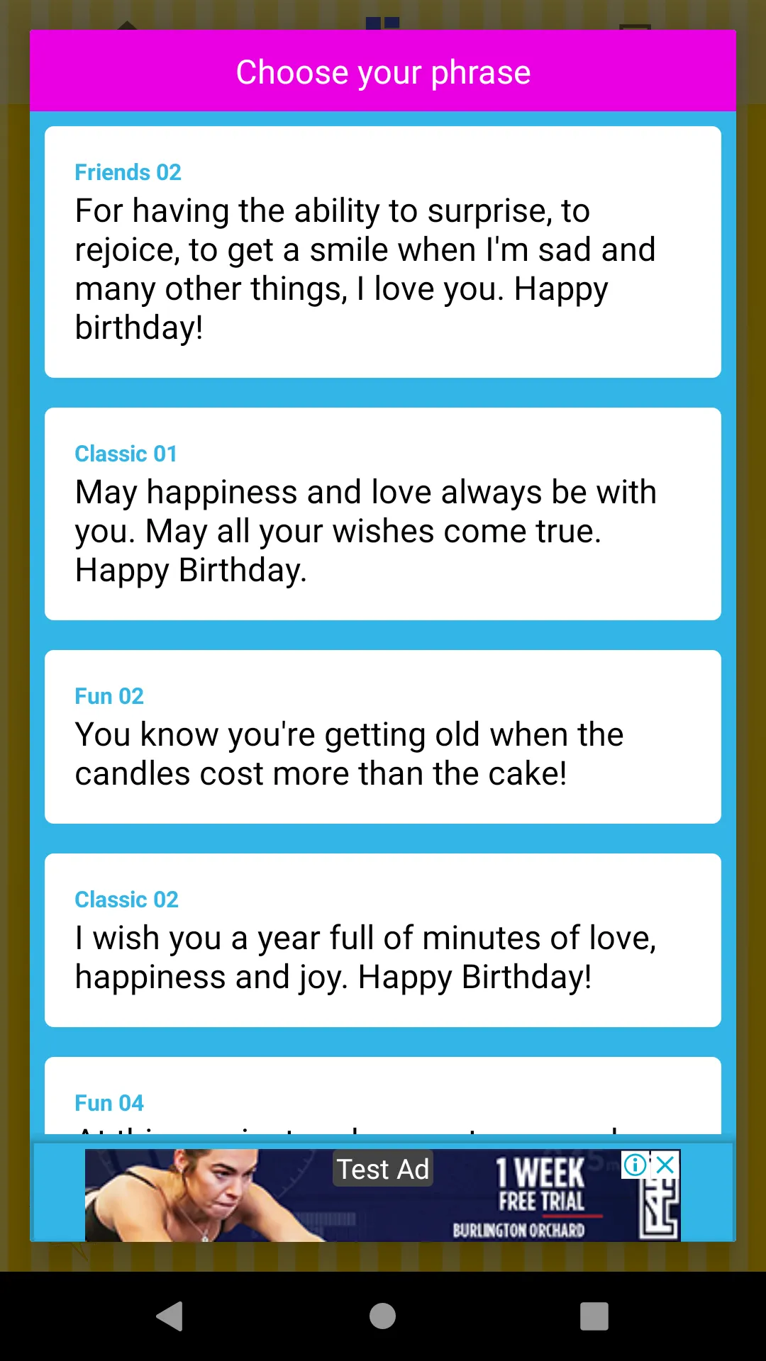 Birthday cards | Indus Appstore | Screenshot