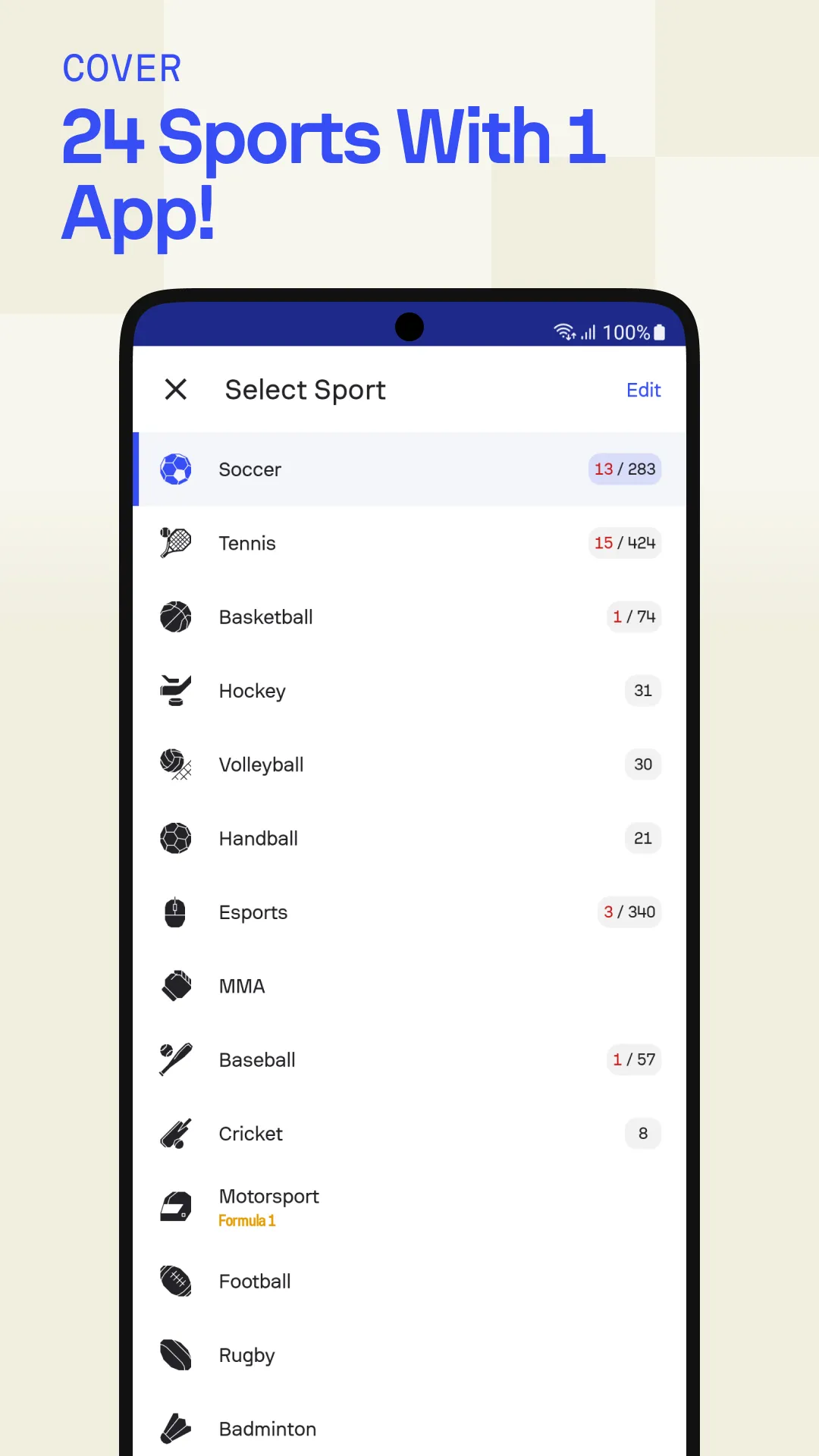 Sofascore: Live Sports Scores | Indus Appstore | Screenshot