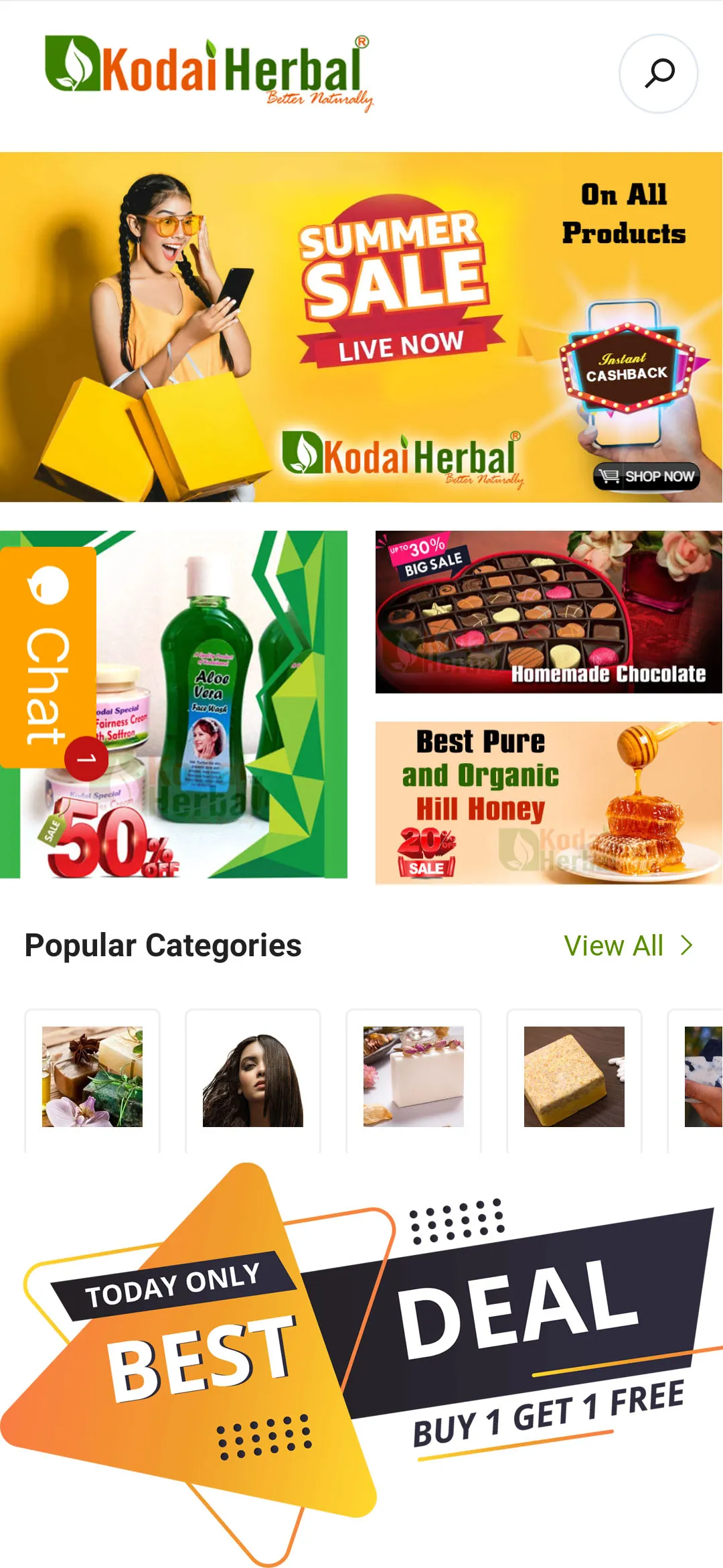 Kodai Herbal | Online Shop | Indus Appstore | Screenshot