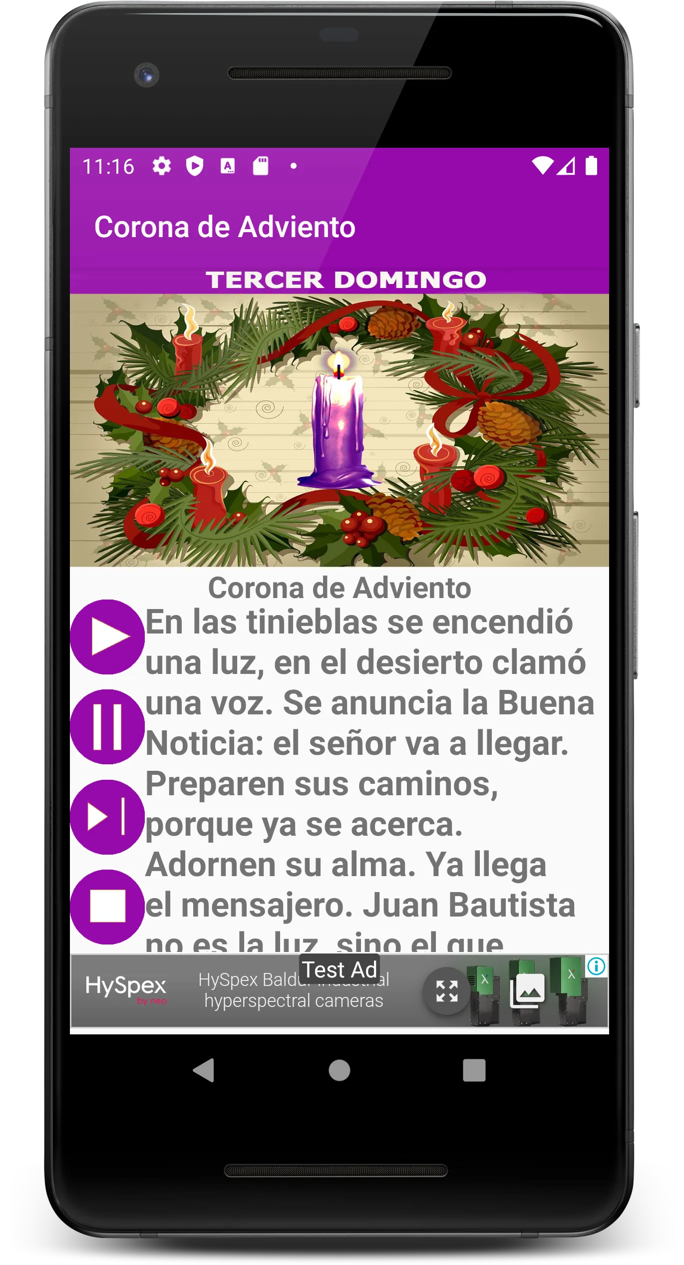 Corona de Adviento | Indus Appstore | Screenshot