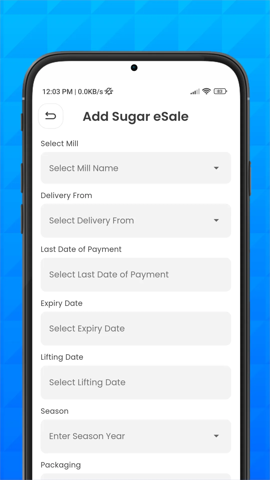 eBuySugar - Online Sugar Trade | Indus Appstore | Screenshot