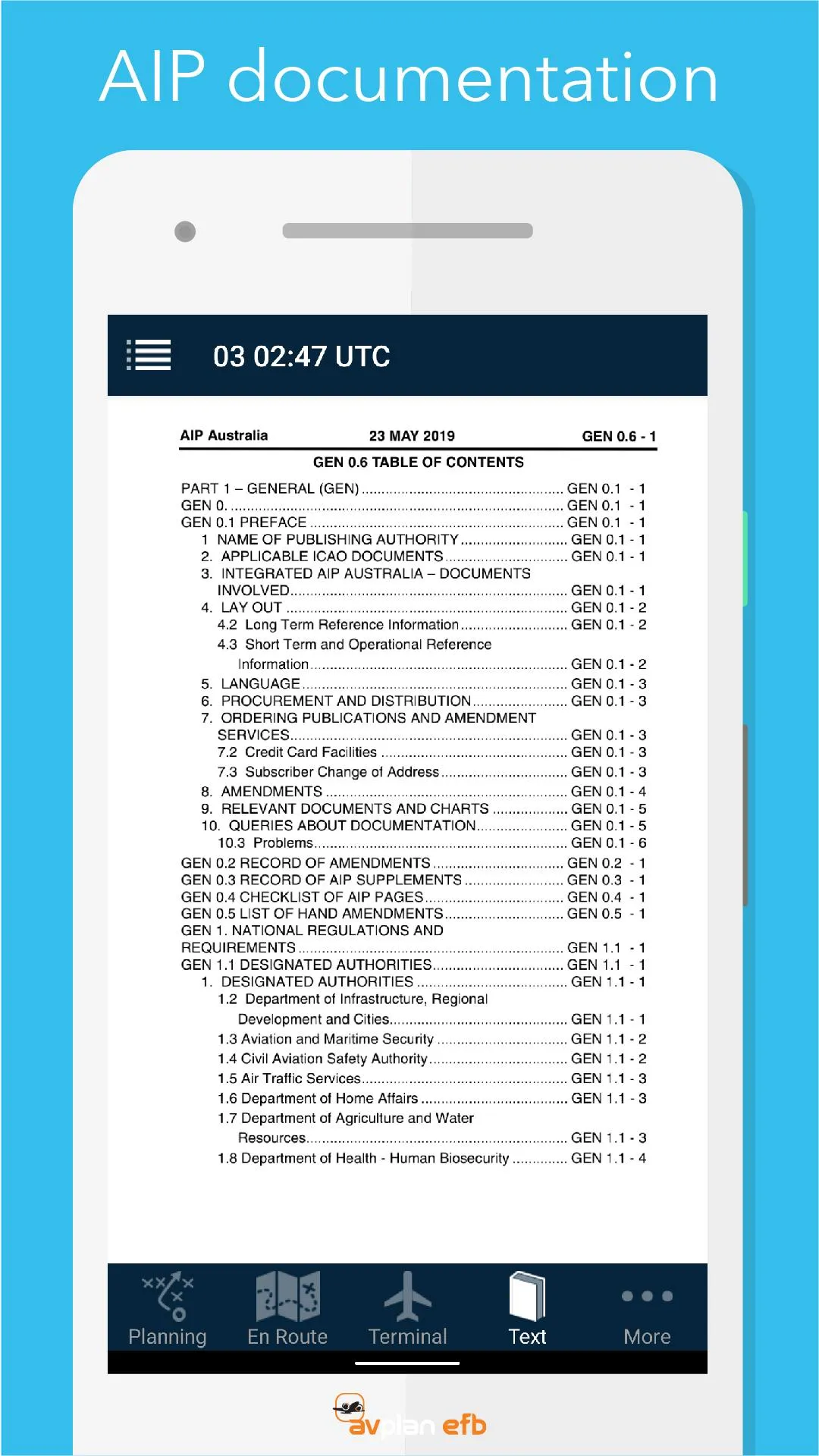 AvPlan EFB | Indus Appstore | Screenshot