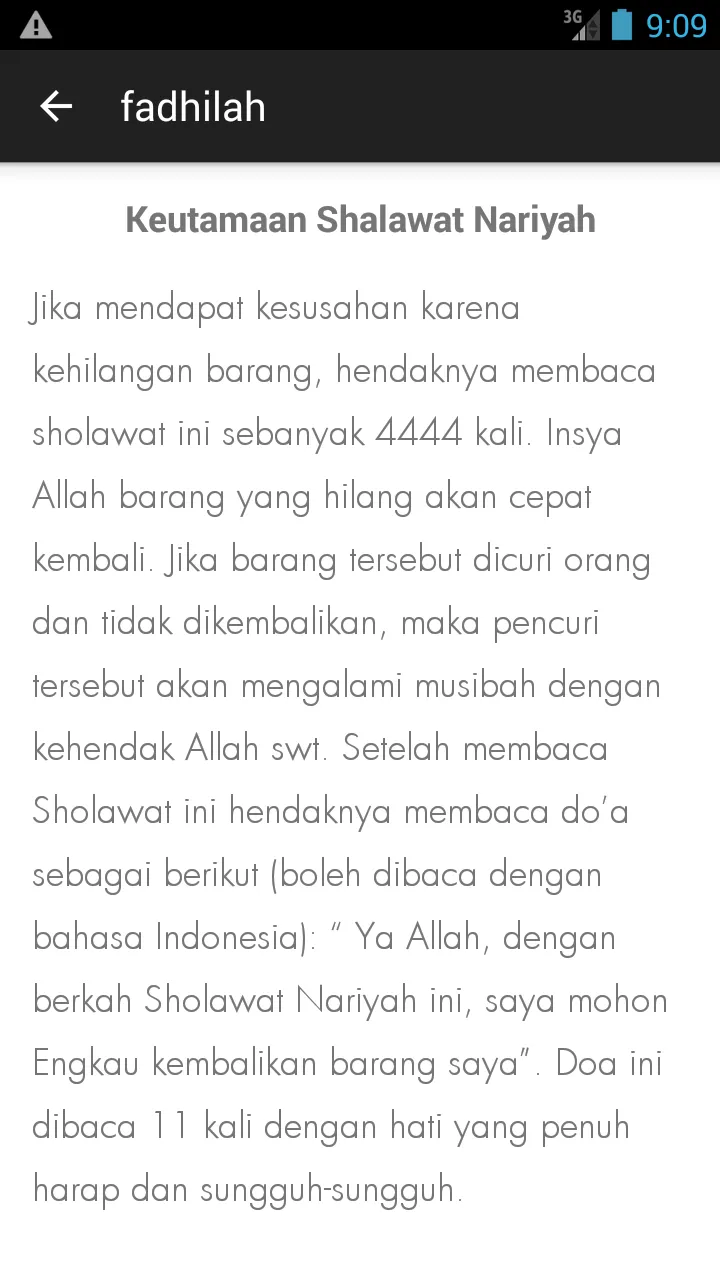 Sholawat Nariyah | Indus Appstore | Screenshot