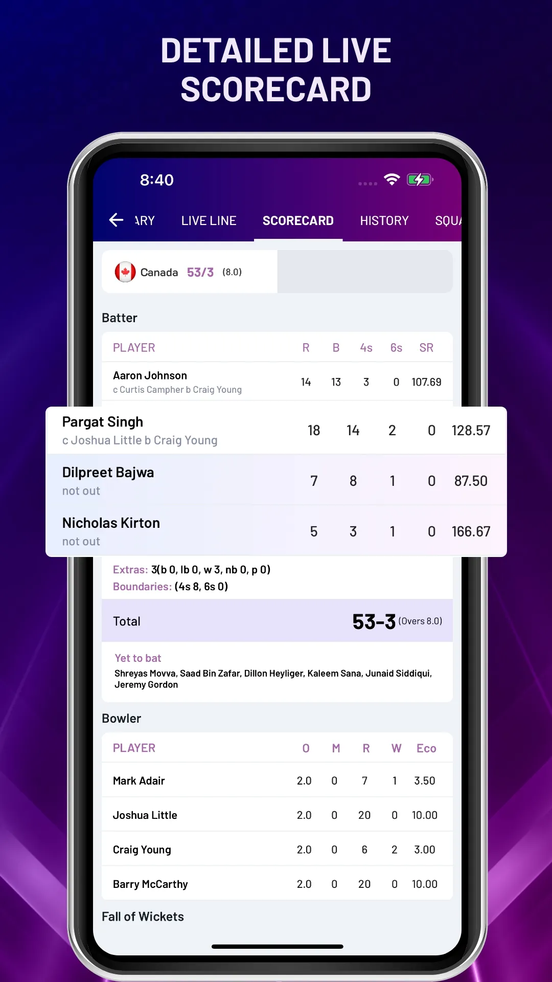 Diamond Exchange Cricket Line | Indus Appstore | Screenshot