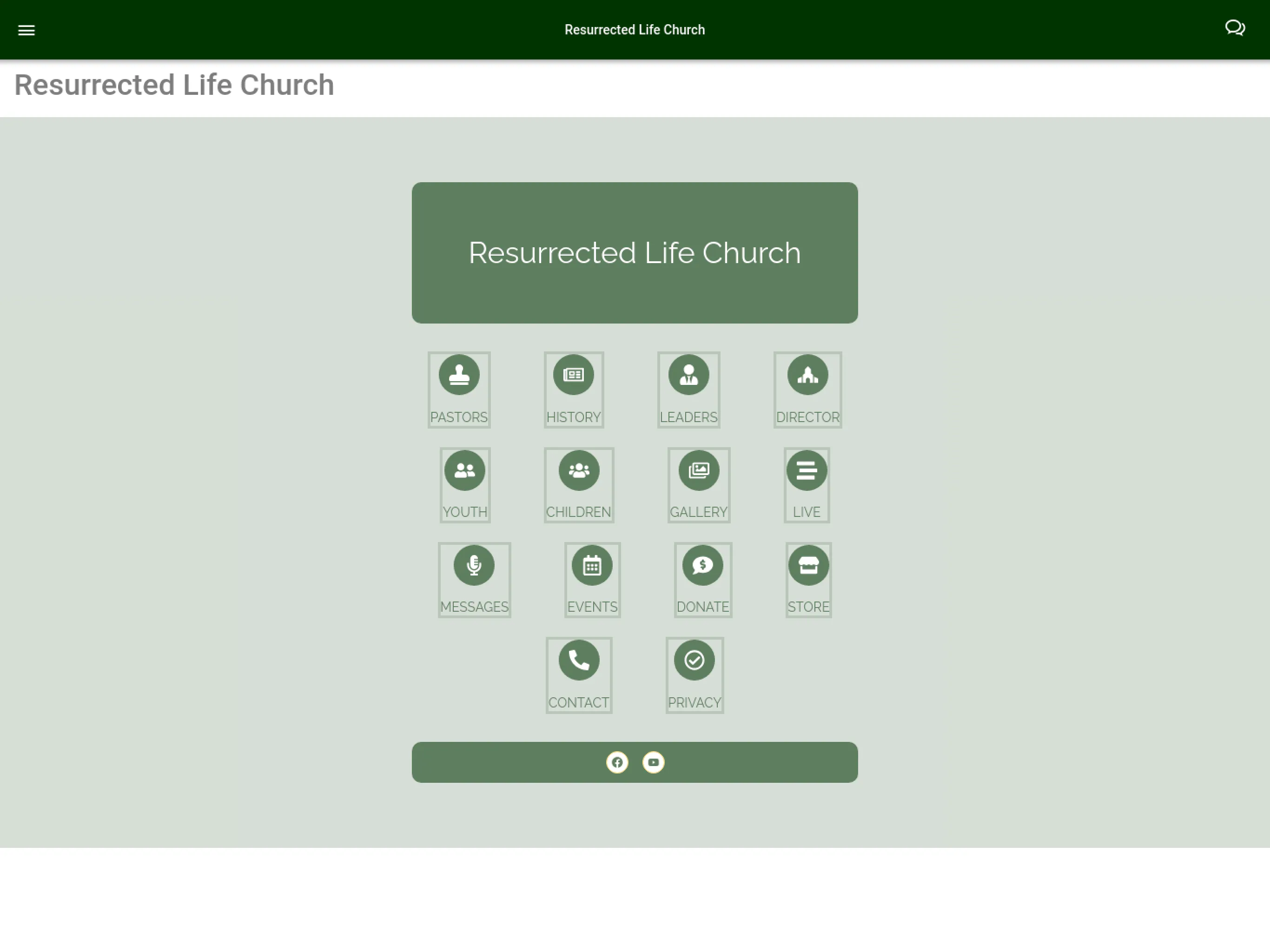 Resurrected Life Church, TX | Indus Appstore | Screenshot