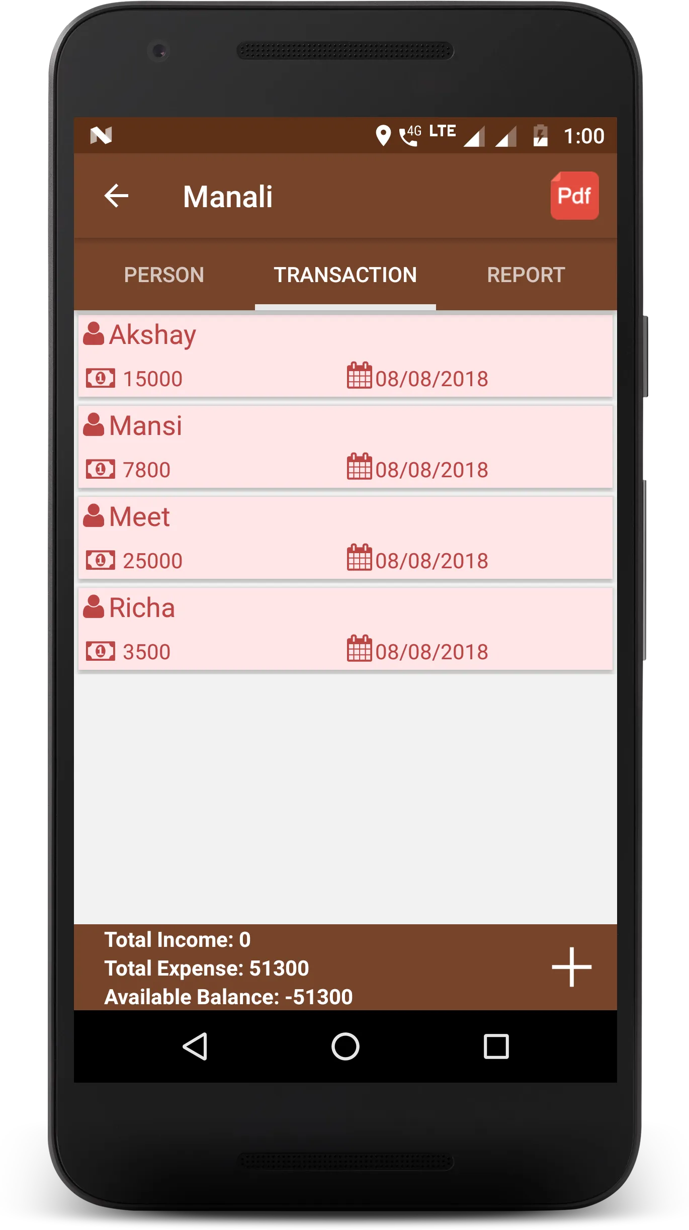 Group Expense Manager | Indus Appstore | Screenshot