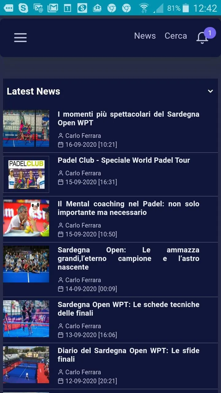 Mr Padel Paddle Blog | Indus Appstore | Screenshot