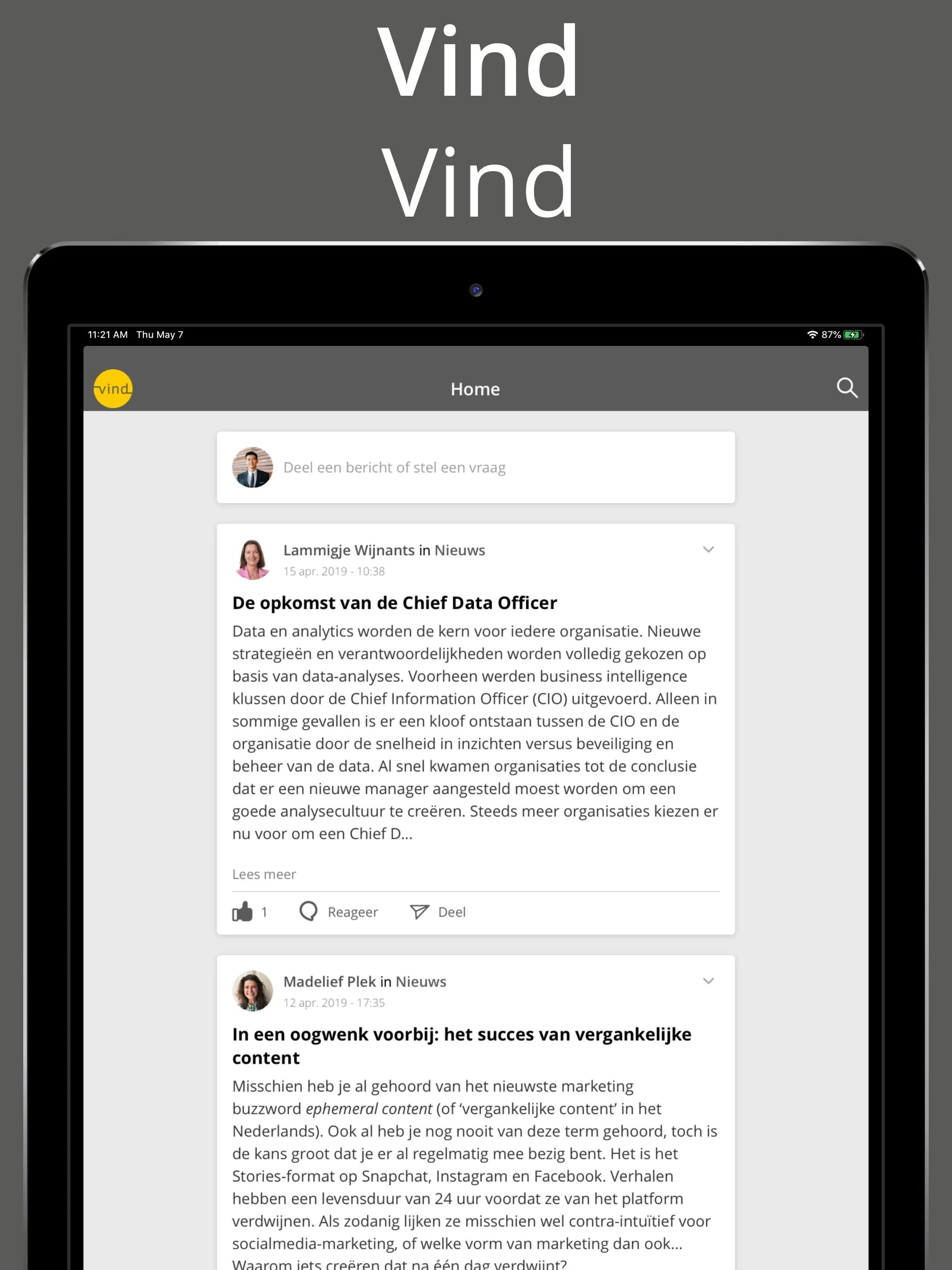 Vind | Indus Appstore | Screenshot